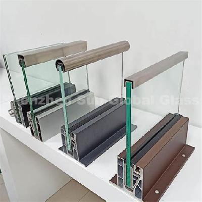 12 Mm Aluminum Panel Glass Railing