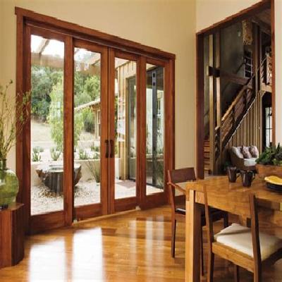 Wooden Glass Door