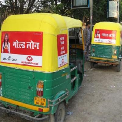 Auto Rickshaw Sticker Advertising Service