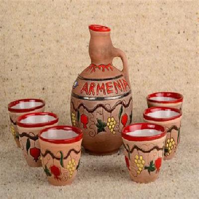 Clay designer glass
