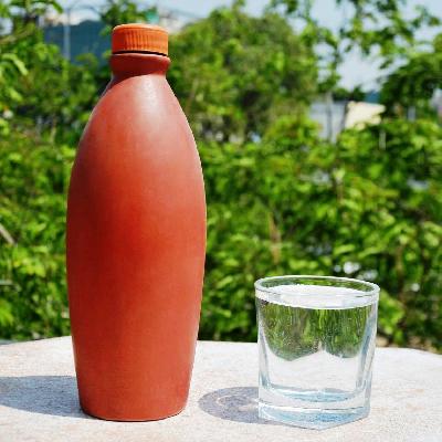 Clay Water Bottle