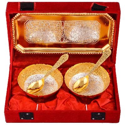 German Silver Glass Set