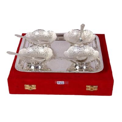 German Silver ice cream set