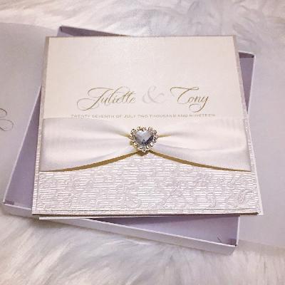 Wedding invitations box