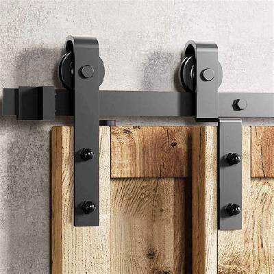 Sliding Barn Door Black Hardware Kit