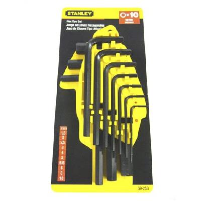 10pcs Hex Key Set
