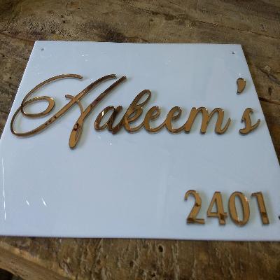 Designer Acrylic Name Plate