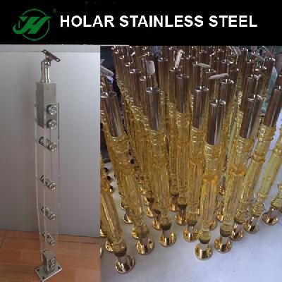 Stainless Steel Acrylic Pillar