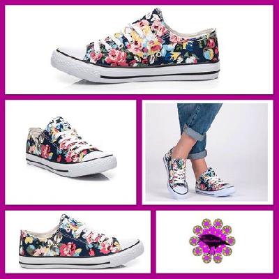 Ladies Printed Canvas Shoes