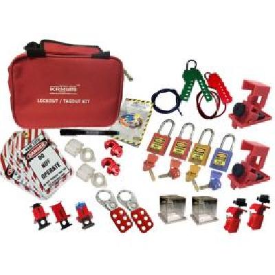 KRM LOTO OSAH LOCKOUT TAGOUT ELECTRICAL POUCH KIT 2118