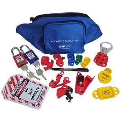 KRM Loto Osha Personal Lockout Tagout Pouch Kit 100a