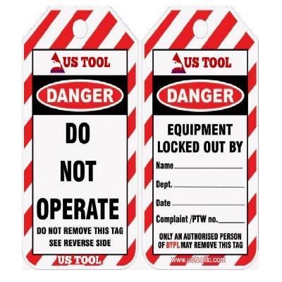 Lockout Tagout Caution Tags (Set of 10 pcs)
