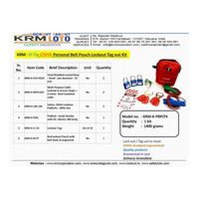 Pre Adhesive Lockout Labels - Blue (Set of 10 pcs)