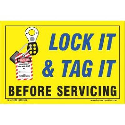 Safety Lockout Labels (Set of 10 pcs)