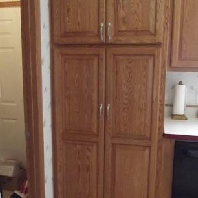 Double Door Pull Out Kitchen Pantry