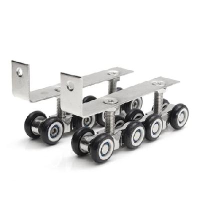 Heavy Slope 4 Wheeled Door Hanging Wheel Sliding Roller Pulley