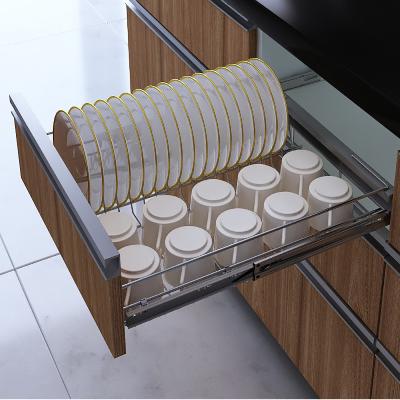 SS Cup And Saucer Basket