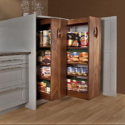 Vertical Double Pull Out Pantry