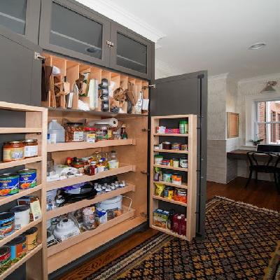 Vertical Pull Out Kitchen Pantry