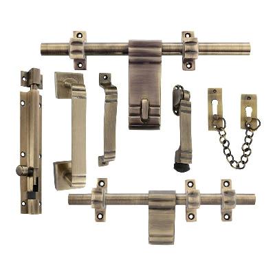 14mm Brass Antique Door Kit
