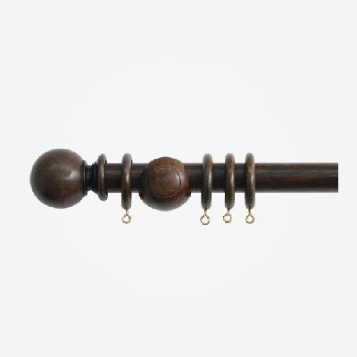 30 mm Wooden Curtain Finial