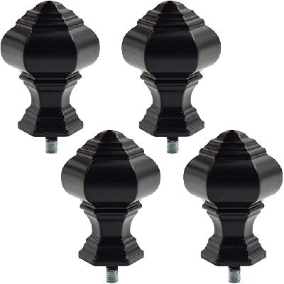 PVC ABS Curtain Finial