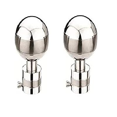 Round Stainless Steel Curtain Finial