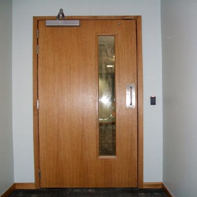 Vision panel for fire door