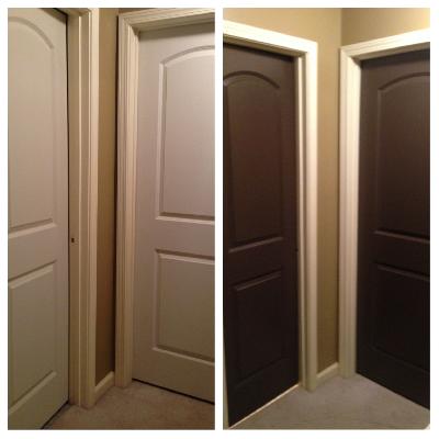 Chocolate Brown Carved WPC Door