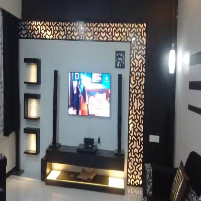Printed PVC TV Wall Unit
