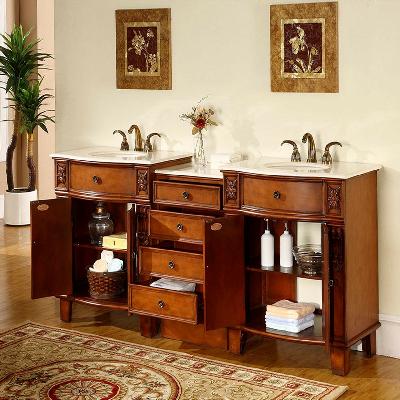 Solid PU Modular Bathroom  Cabinet