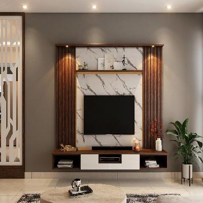 Wall Mount PVC LED TV Unit