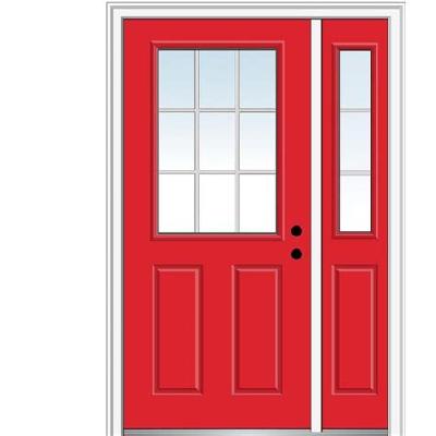 Red Single Skin FRP Door