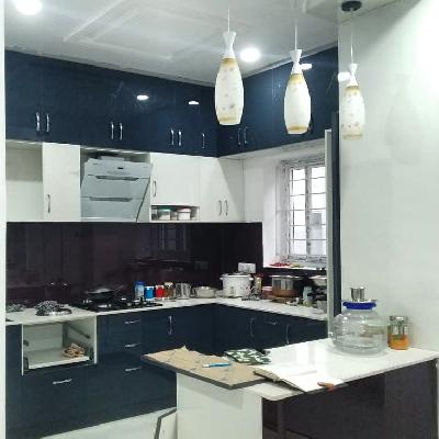 Acrylic Modular Kitchen