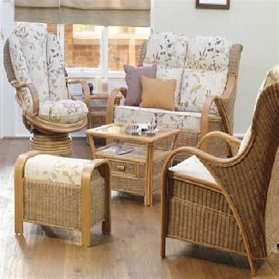 Cane Sofa Set
