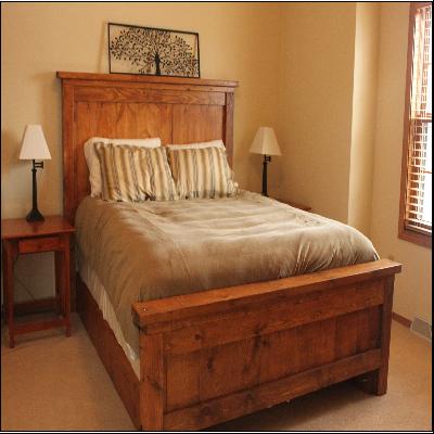 Simple Wooden Bed