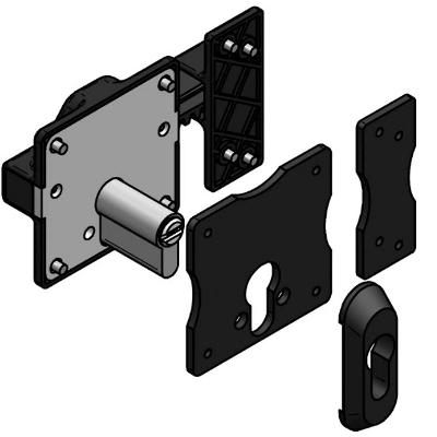 Bolt On Gate Lock