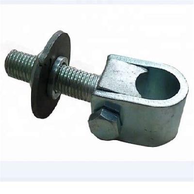 Swing Gate Adjustable Hinge Plate, Fixed (Right Angle)