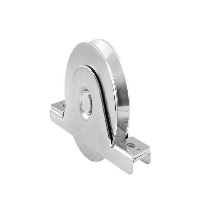 V Grooved Sliding Gate Wheel, Double Bearing, 78mm Dia 
