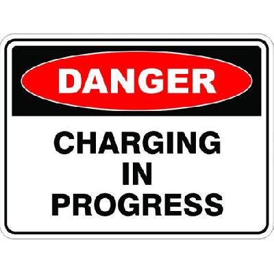 Powder Coated Danger Plates