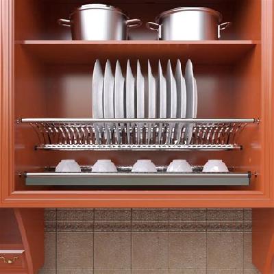 Kitchen Cabinate Dish Plate Rack