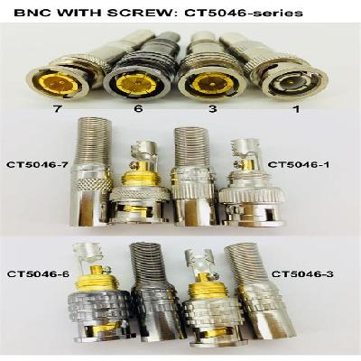 CCTV Gold BNC Connector