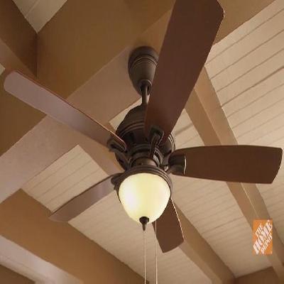 celling fan downrod machine setup