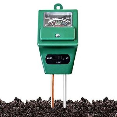 Solar Soil Plant Care New 3 In 1 Water Moisture Hydroponic Plants Soil Sensor Ph Light Meter