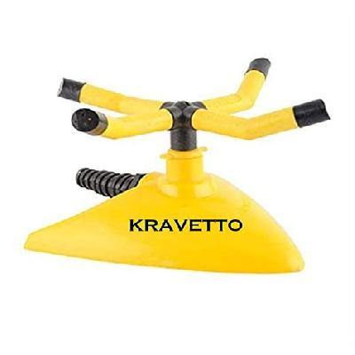 Yellow Coloured Plastic Garden Water Sprinkler