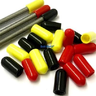 PLASTIC SAFETY CAP FOR THREADED ROD