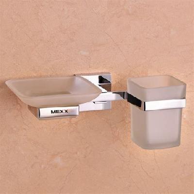 Tumbler Holder With Soap Dish