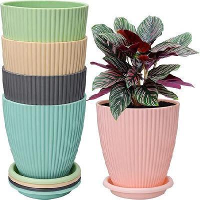 6 Inch Gardening Pots With Tray