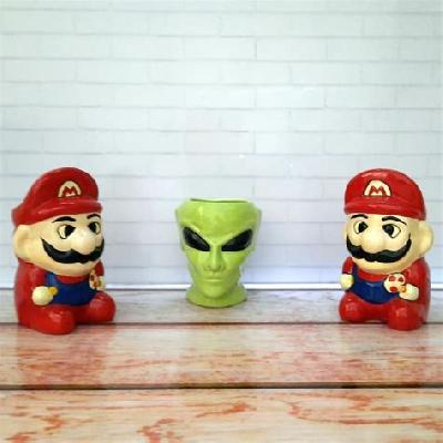 Ceramic Alian Flower Pot - Minerva Naturals