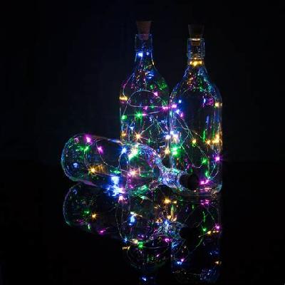 Colorful Led Cork Lights Pack of 2 Multi Color